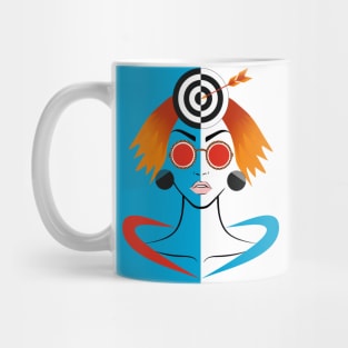 Woman in Pop Art style Mug